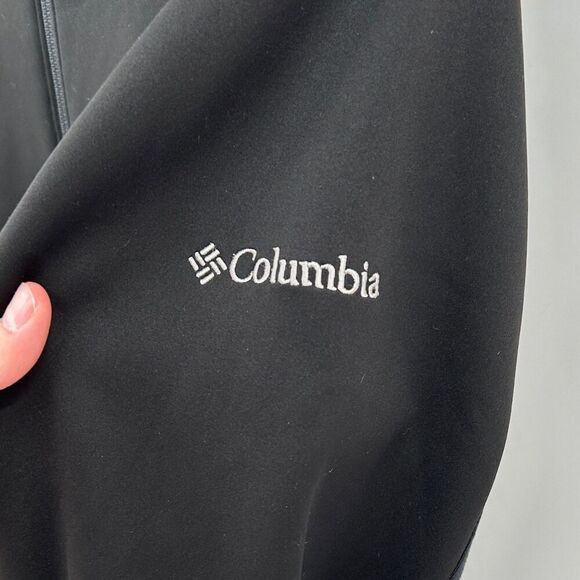 Columbia Black Omni Shield Full Zip Black Red Jacket Size Medium - Picture 8 of 14